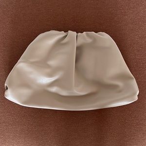 Vegan Leather Oversized Clutch